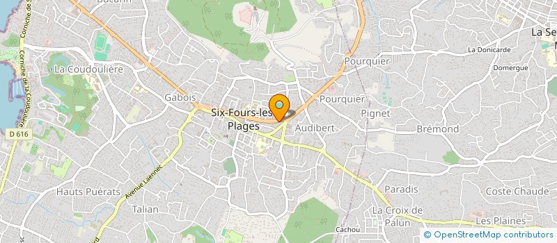 localisation de l'entreprise MONSIEUR GUILLAUME STREIFF à SIX-FOURS-LES-PLAGES