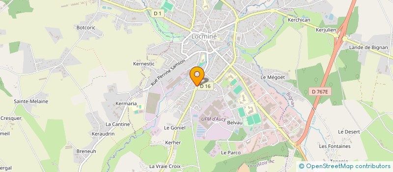 localisation de l'entreprise MONSIEUR GUILLAUME SUEUR  LOCMINE