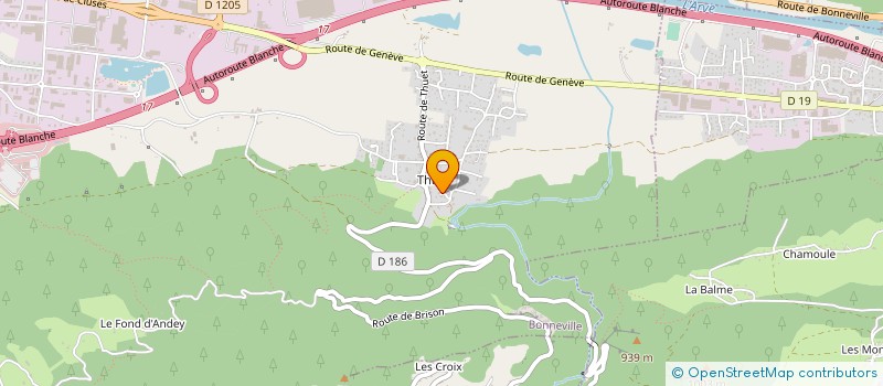 localisation de l'entreprise MONSIEUR GUILLAUME SUREAU  BONNEVILLE