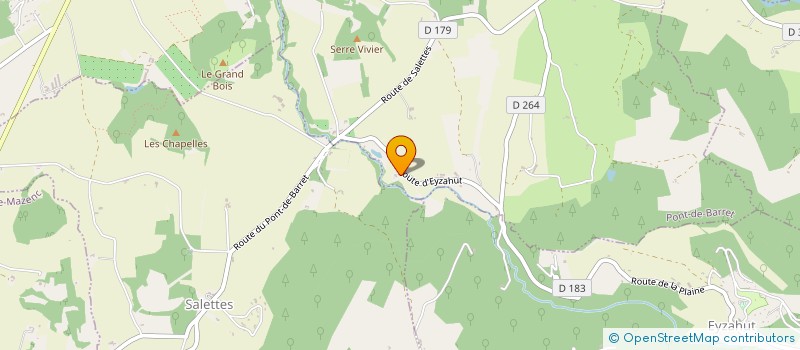 localisation de l'entreprise MONSIEUR GUILLAUME SURET  PONT-DE-BARRET