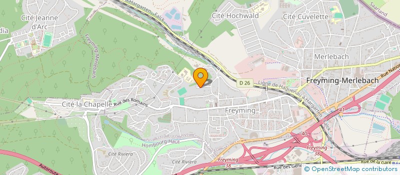 localisation de l'entreprise MONSIEUR GUILLAUME SUTTER  FREYMING-MERLEBACH