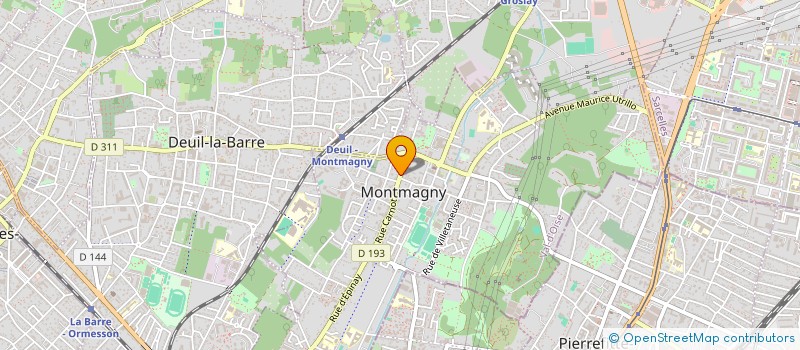 localisation de l'entreprise MONSIEUR GUILLAUME SYLVESTRE  SANNOIS