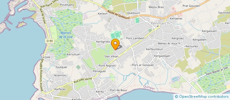 localisation de l'entreprise MONSIEUR GUILLAUME TALBOT  PENMARCH