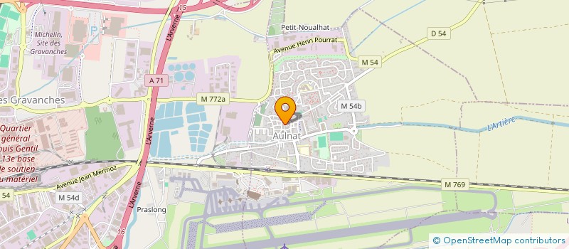 localisation de l'entreprise MONSIEUR GUILLAUME TALLON  AULNAT