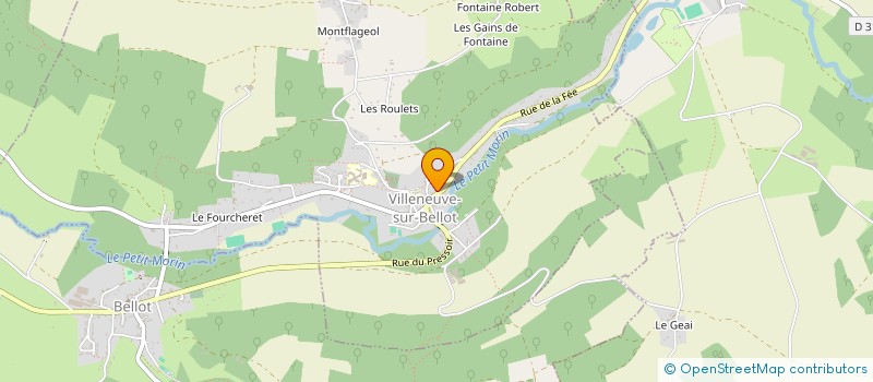 localisation de l'entreprise MONSIEUR GUILLAUME TANGUY à VILLENEUVE-SUR-BELLOT