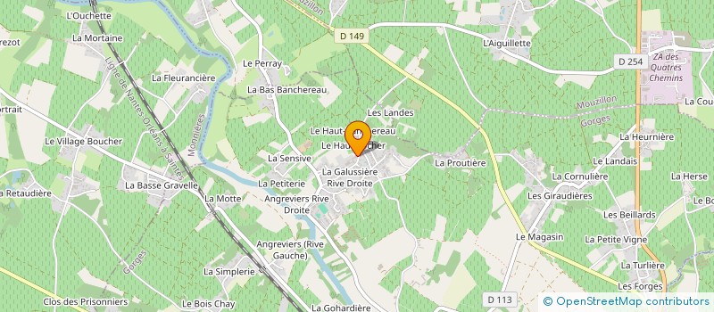 localisation de l'entreprise MONSIEUR GUILLAUME TANGUY  GORGES