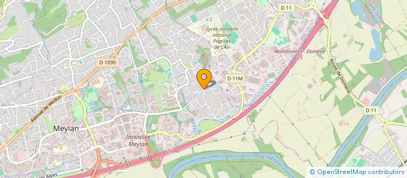 localisation de l'entreprise MONSIEUR GUILLAUME TANGUY  MEYLAN