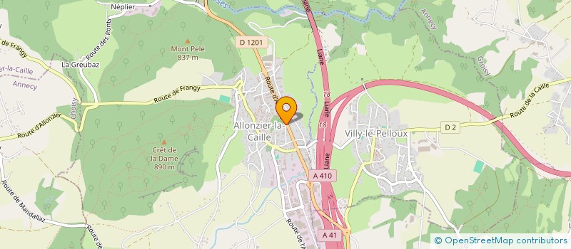 localisation de l'entreprise MONSIEUR GUILLAUME TARDY  ALLONZIER-LA-CAILLE