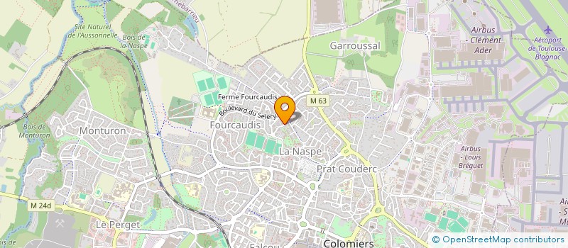 localisation de l'entreprise MONSIEUR GUILLAUME TARTAS  COLOMIERS