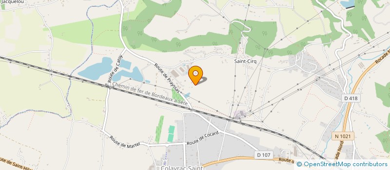 localisation de l'entreprise MONSIEUR GUILLAUME TASSO  COLAYRAC-SAINT-CIRQ