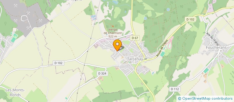 localisation de l'entreprise MONSIEUR GUILLAUME TAUBATY  TARCENAY-FOUCHERANS