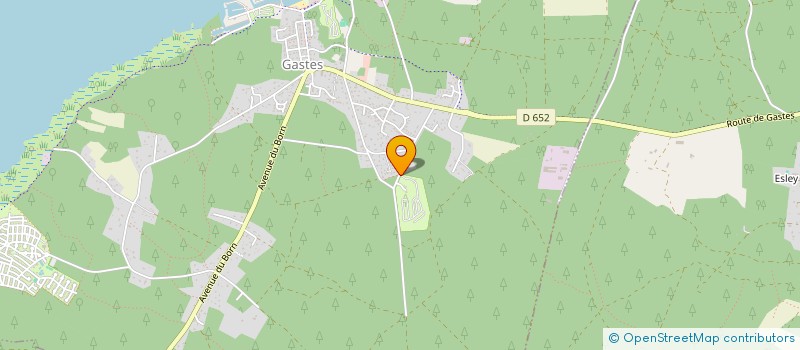 localisation de l'entreprise MONSIEUR GUILLAUME TAUDIN  GASTES