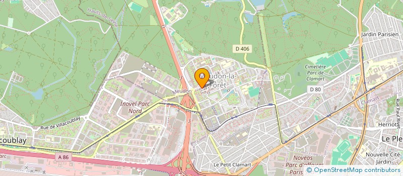 localisation de l'entreprise MONSIEUR GUILLAUME TAUPIN  MEUDON