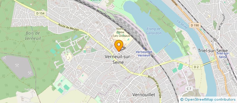 localisation de l'entreprise MONSIEUR GUILLAUME TAUSKY à VERNEUIL-SUR-SEINE