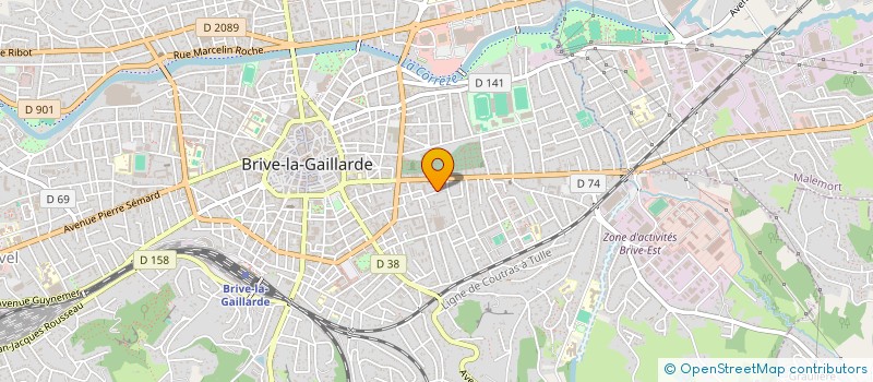 localisation de l'entreprise MONSIEUR GUILLAUME TEILLARD  BRIVE-LA-GAILLARDE