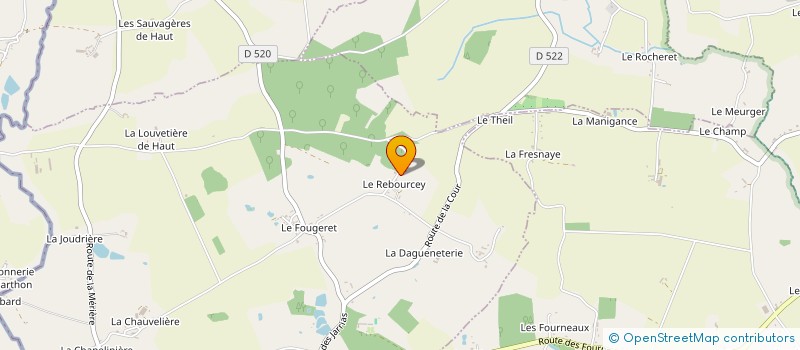 localisation de l'entreprise MONSIEUR GUILLAUME TEINTURIER à LA FERRIERE BOCHARD