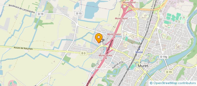 localisation de l'entreprise MONSIEUR GUILLAUME TEIXEIRA  MURET