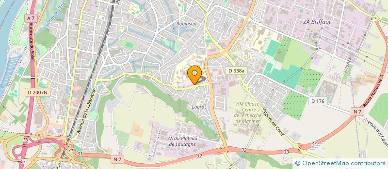 localisation de l'entreprise MONSIEUR GUILLAUME TELUOB  VALENCE