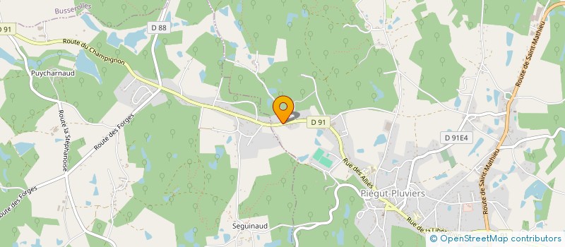 localisation de l'entreprise MONSIEUR GUILLAUME TERMINIERE  PIEGUT-PLUVIERS