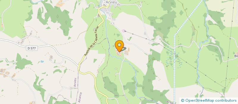 localisation de l'entreprise MONSIEUR GUILLAUME TERRAL  ARVIEU