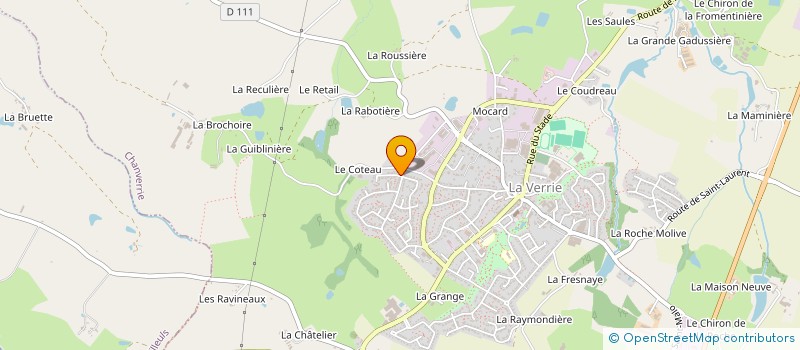 localisation de l'entreprise MONSIEUR GUILLAUME TETEAU  CHANVERRIE