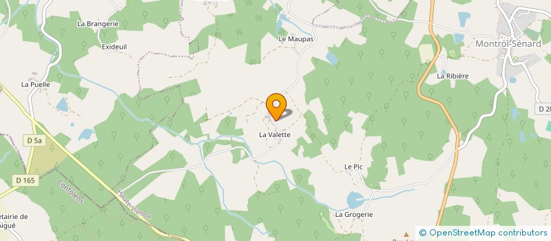 localisation de l'entreprise MONSIEUR GUILLAUME THEOLET à MONTROL-SENARD