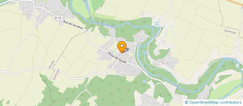 localisation de l'entreprise MONSIEUR GUILLAUME THERET  QUINCAY