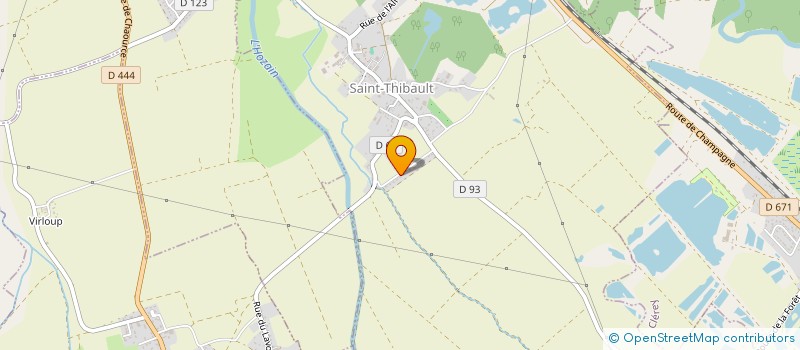 localisation de l'entreprise MONSIEUR GUILLAUME THEVENIN  SAINT-THIBAULT