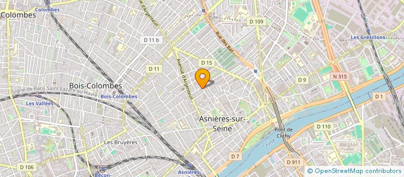 localisation de l'entreprise MONSIEUR GUILLAUME THEVENON  ASNIERES-SUR-SEINE