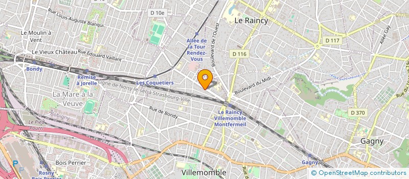 localisation de l'entreprise MONSIEUR GUILLAUME THEVENOT à VILLEMOMBLE