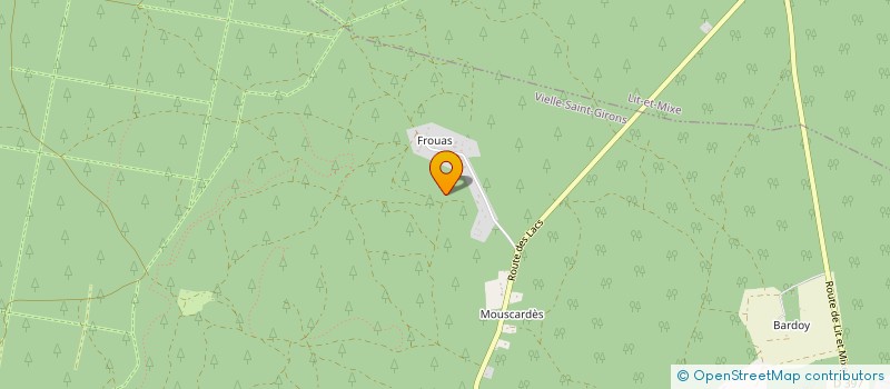 localisation de l'entreprise MONSIEUR GUILLAUME THIBAUD  VIELLE-SAINT-GIRONS