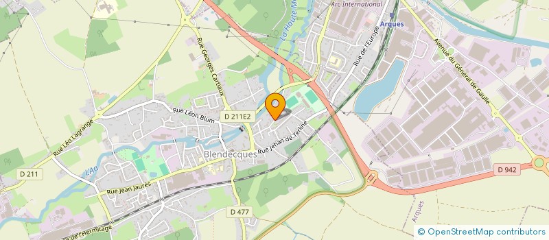 localisation de l'entreprise MONSIEUR GUILLAUME THIBAUT CATHRINE  BLENDECQUES