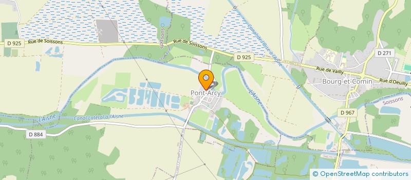 localisation de l'entreprise MONSIEUR GUILLAUME THIEBAUT  BOURG-ET-COMIN