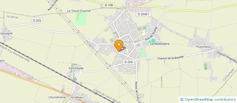 localisation de l'entreprise MONSIEUR GUILLAUME THIEFFRY  LA JARRIE