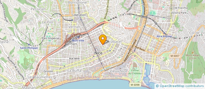 localisation de l'entreprise MONSIEUR GUILLAUME THIERCELIN  NICE