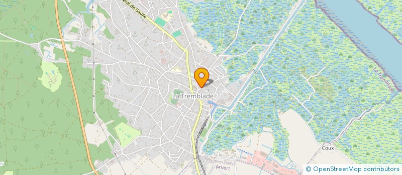 localisation de l'entreprise MONSIEUR GUILLAUME THIZON  LA TREMBLADE