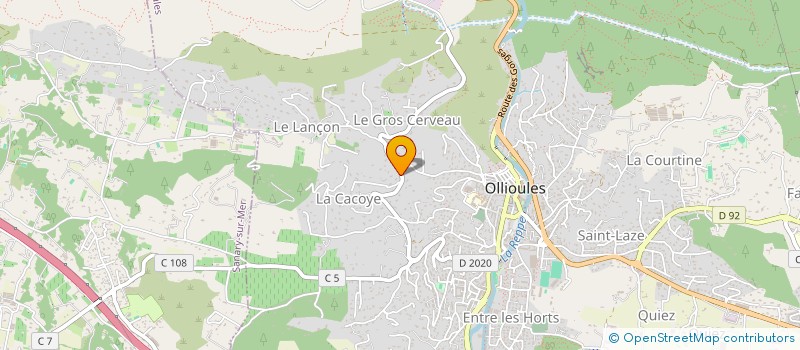 localisation de l'entreprise MONSIEUR GUILLAUME THOMAS à OLLIOULES