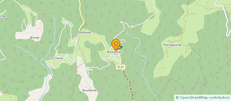 localisation de l'entreprise MONSIEUR GUILLAUME THOMAS  GILHAC-ET-BRUZAC