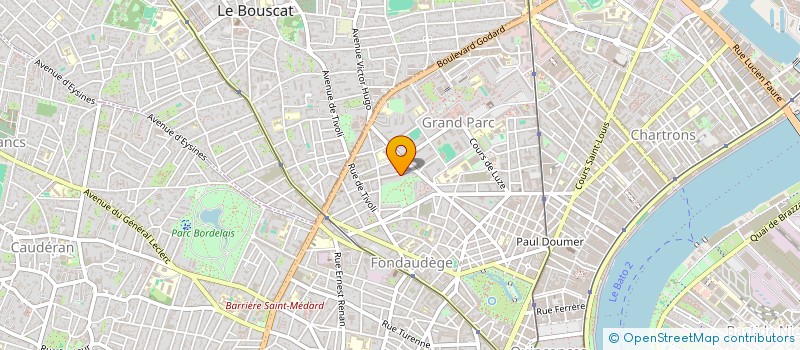 localisation de l'entreprise MONSIEUR GUILLAUME THOMAS  BORDEAUX