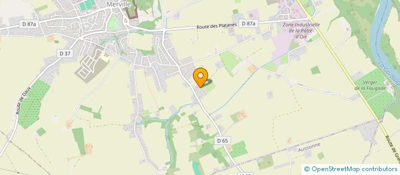 localisation de l'entreprise MONSIEUR GUILLAUME THOMAS  MERVILLE