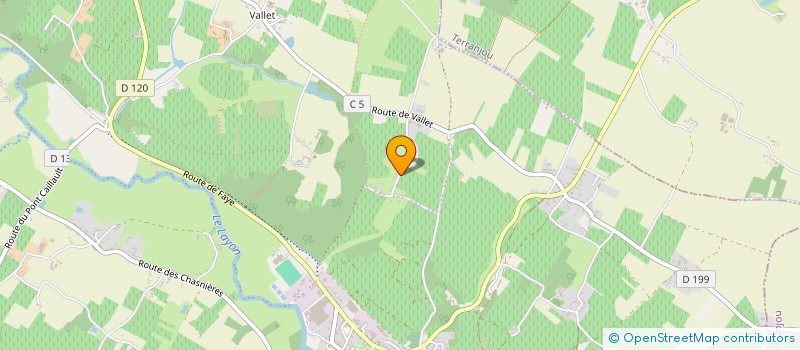 localisation de l'entreprise MONSIEUR GUILLAUME THOMAS  BELLEVIGNE-EN-LAYON