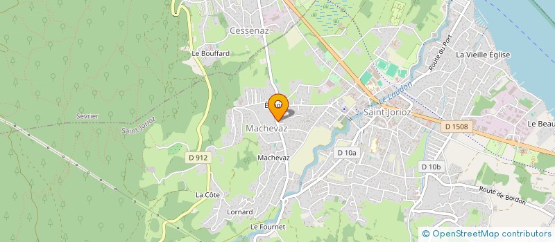 localisation de l'entreprise MONSIEUR GUILLAUME THOMAS  SAINT-JORIOZ