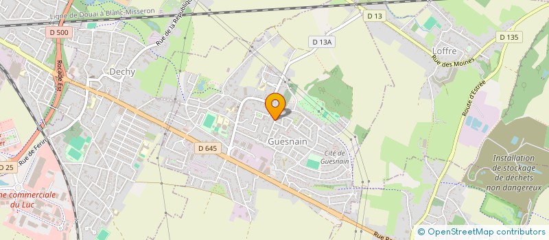 localisation de l'entreprise MONSIEUR GUILLAUME THUMEREL  GUESNAIN