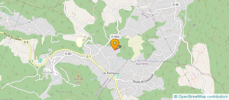 localisation de l'entreprise MONSIEUR GUILLAUME TIRAND  MIMET