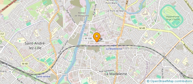 localisation de l'entreprise MONSIEUR GUILLAUME TISON à LA MADELEINE