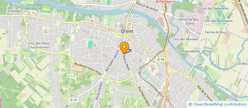 localisation de l'entreprise MONSIEUR GUILLAUME TOMAS à OLIVET