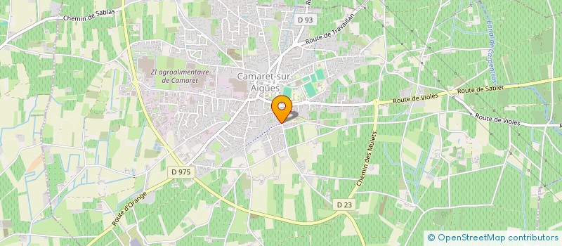 localisation de l'entreprise MONSIEUR GUILLAUME TOMMASINI  CAMARET-SUR-AIGUES