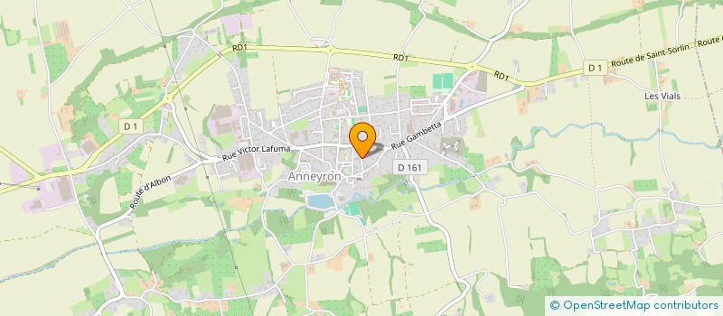 localisation de l'entreprise MONSIEUR GUILLAUME TONDUT  ANNEYRON