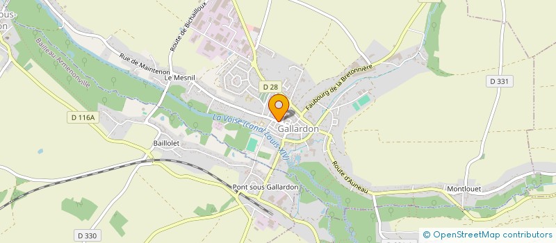 localisation de l'entreprise MONSIEUR GUILLAUME TORRES à GALLARDON