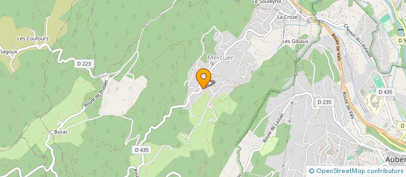 localisation de l'entreprise MONSIEUR GUILLAUME TORTEL  GILHAC-ET-BRUZAC